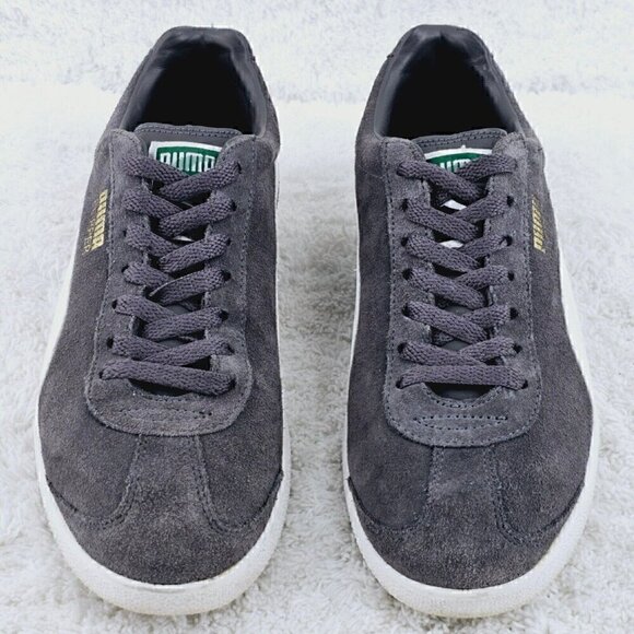 PUMA Gray Suede White Leather Tri m Womens FLIPPER SNEAKERS Casual Size 7.5M - Picture 7 of 8